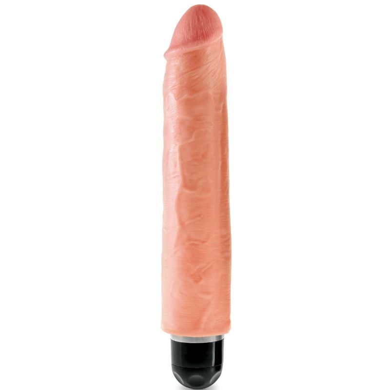 KING COCK - 25.4 CM VIBRATING STIFFY FLESH KING COCK NOCTURNA DESIRES