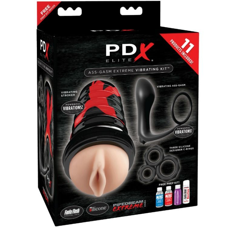 PDX ELITE - KIT ASS-GASM EXPLOSION VAGINA DESIGN PDX ELITE NOCTURNA DESIRES