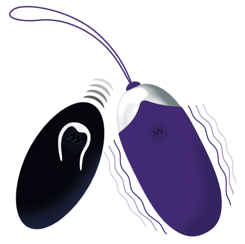 INTENSE - FLIPPY II VIBRATING EGG WITH REMOTE CONTROL PURPLE INTENSE COUPLES TOYS NOCTURNA DESIRES