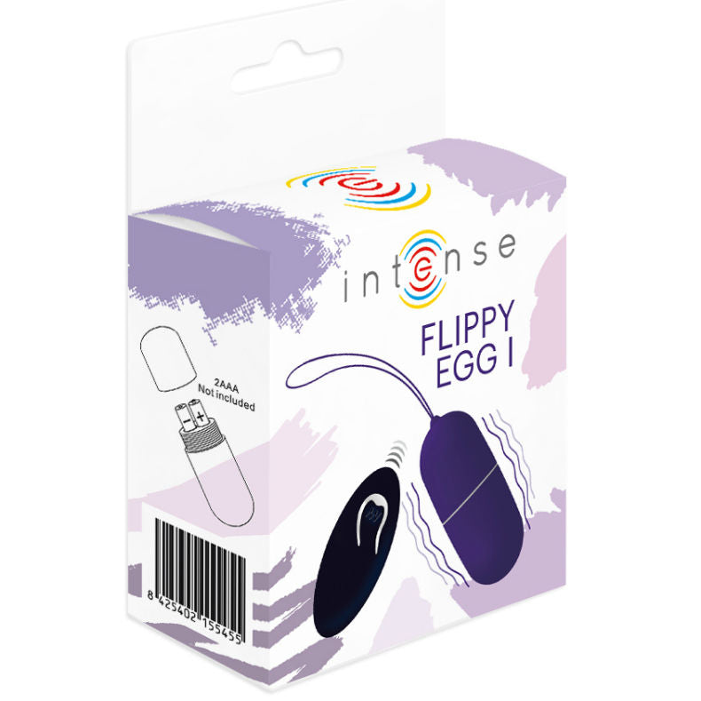 INTENSE - FLIPPY I VIBRATING EGG WITH REMOTE CONTROL PURPLE INTENSE COUPLES TOYS NOCTURNA DESIRES