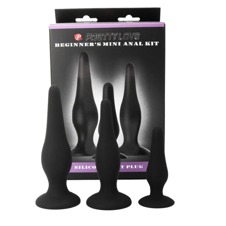 PRETTY LOVE - ANAL PLUGS SILICONE INITIATION KIT PRETTY LOVE PARTY UP NOCTURNA DESIRES
