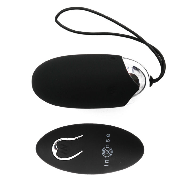 INTENSE - FLIPPY II VIBRATING EGG WITH REMOTE CONTROL BLACK INTENSE COUPLES TOYS NOCTURNA DESIRES