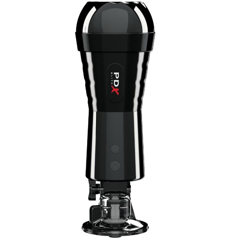 PDX ELITE - MASTURBATOR WITH VIBRATION AND COMPRESSOR EFFECT - NOCTURNA DESIRES