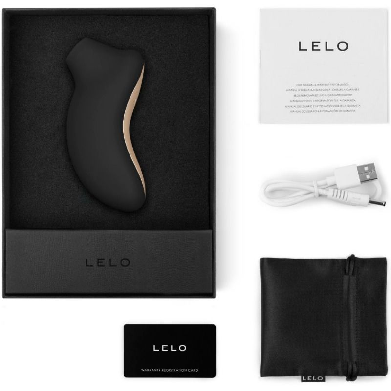 LELO - CLITORIS STIMULATOR SONA BLACK - NOCTURNA DESIRES