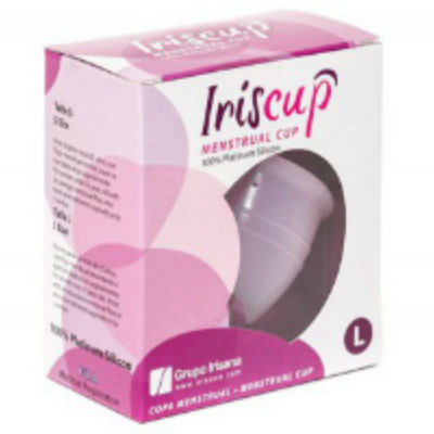 IRISCUP - LARGE PINK MONTH CUP + FREE STERILIZER BAG IRISCUP NOCTURNA DESIRES
