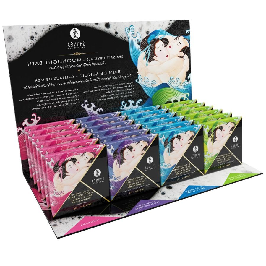 SHUNGA - LOVE BATH DISPLAY + 24 UNITS - NOCTURNA DESIRES