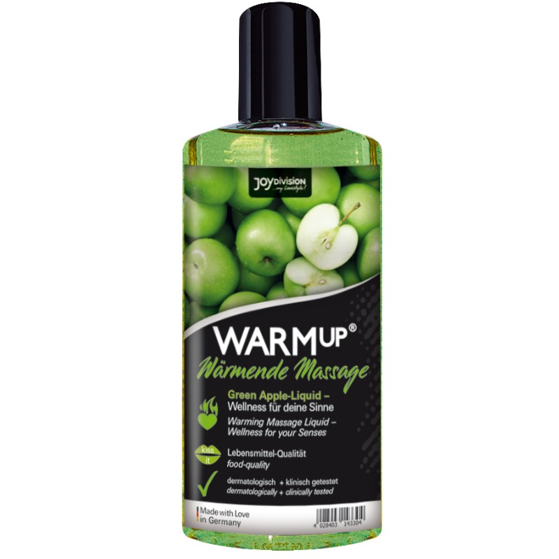 JOYDIVISION WARMUP - GREEN APPLE MASSAGE OIL - 150 ML - NOCTURNA DESIRES