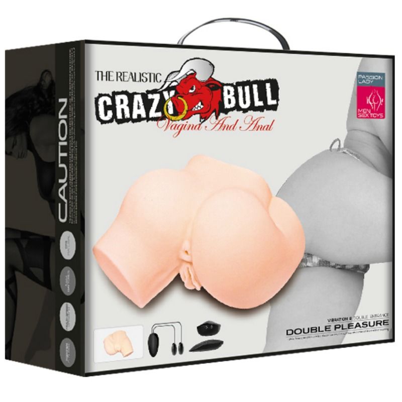 CRAZY BULL - BUTT WITH REALISTIC VAGINA AND ANUS AND VIBRATION CRAZY BULL NOCTURNA DESIRES