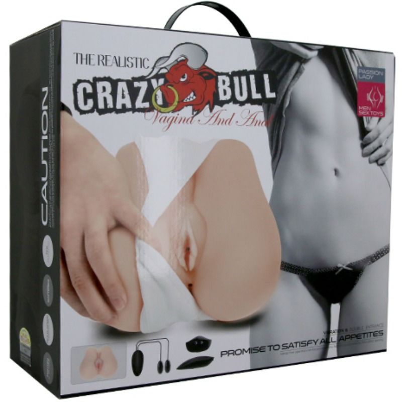 CRAZY BULL - REALISTIC VAGINA AND ANUS WITH VIBRATION POSITION 3 CRAZY BULL NOCTURNA DESIRES