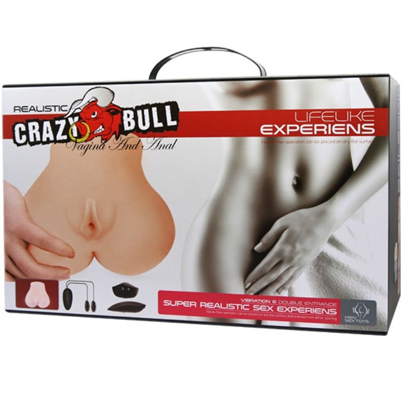 CRAZY BULL - REALISTIC VAGINA AND ANUS WITH VIBRATION POSITION 7 CRAZY BULL NOCTURNA DESIRES