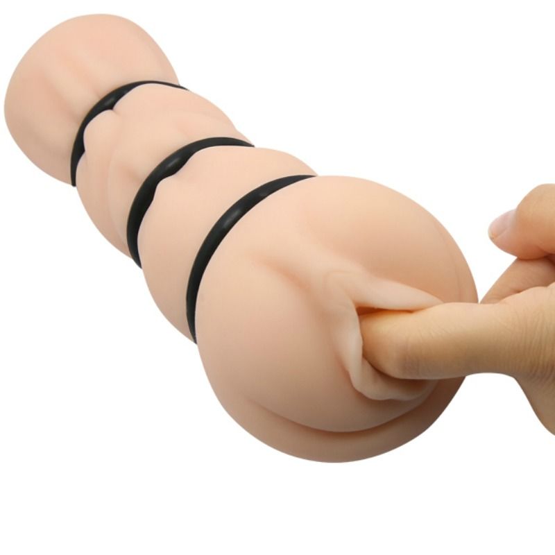 CRAZY BULL - VAGINA MASTURBATOR WITH RINGS CRAZY BULL NOCTURNA DESIRES