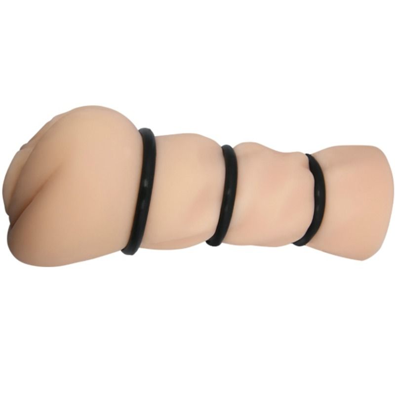 CRAZY BULL - VAGINA MASTURBATOR WITH RINGS CRAZY BULL NOCTURNA DESIRES