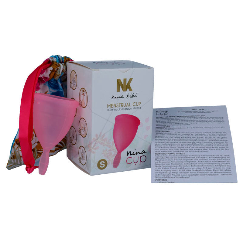 NINA KIKÍ - MENSTRUAL CUP PINK - SIZE S NINA KIKÍ NOCTURNA DESIRES