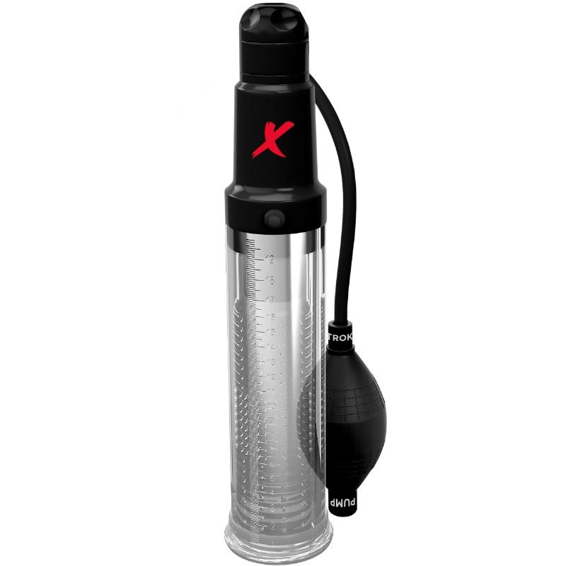 PDX ELITE - SUCK N PUMP STROKER VIBRATING MASTURBATOR SUCTION PUMP PDX ELITE NOCTURNA DESIRES
