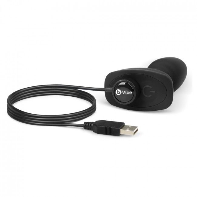B-VIBE - RIMMING REMOTE CONTROL ANAL PLUG PETITE BLACK B-VIBE NOCTURNA DESIRES