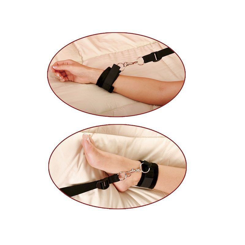 FETISH FANTASY SERIES - BED BINDINGS RESTRAINT KIT FETISH FANTASY SERIES NOCTURNA DESIRES