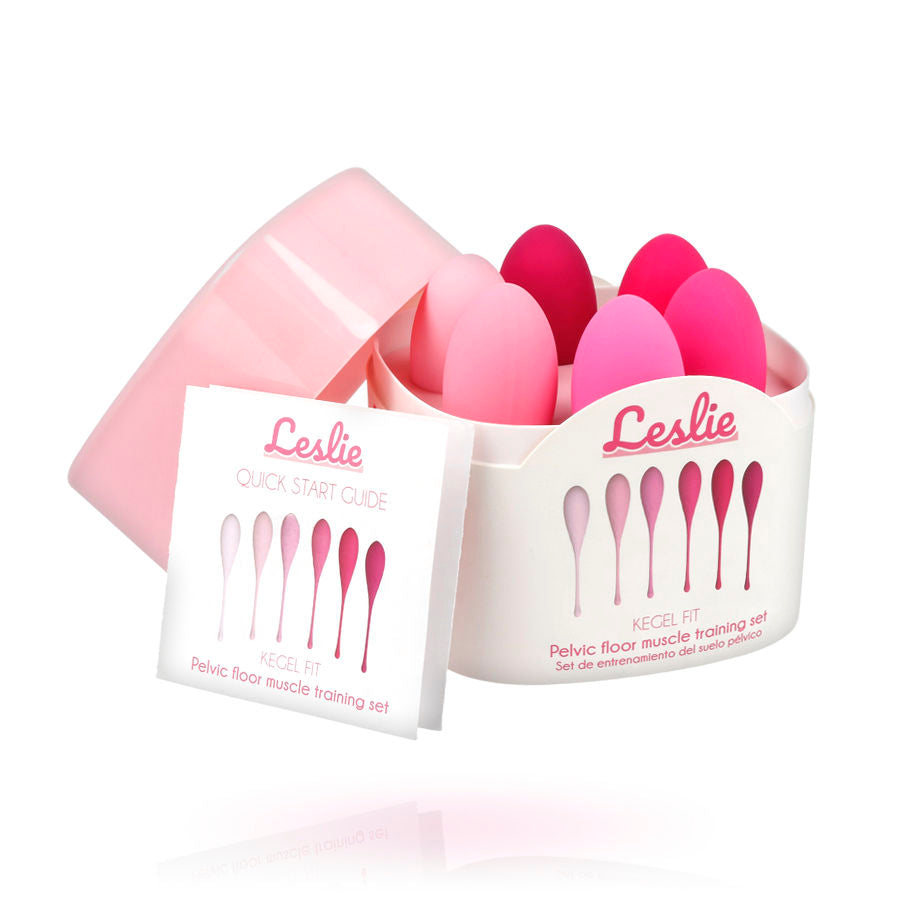 LESLIE - KEGEL FIT PELVIC MUSCLE TRAINING SET 6 WEIGHTS LESLIE NOCTURNA DESIRES