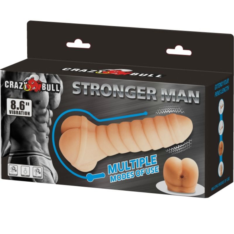 CRAZY BULL - MULTIFUNCTIONAL PENIS 21.8 CM CRAZY BULL NOCTURNA DESIRES