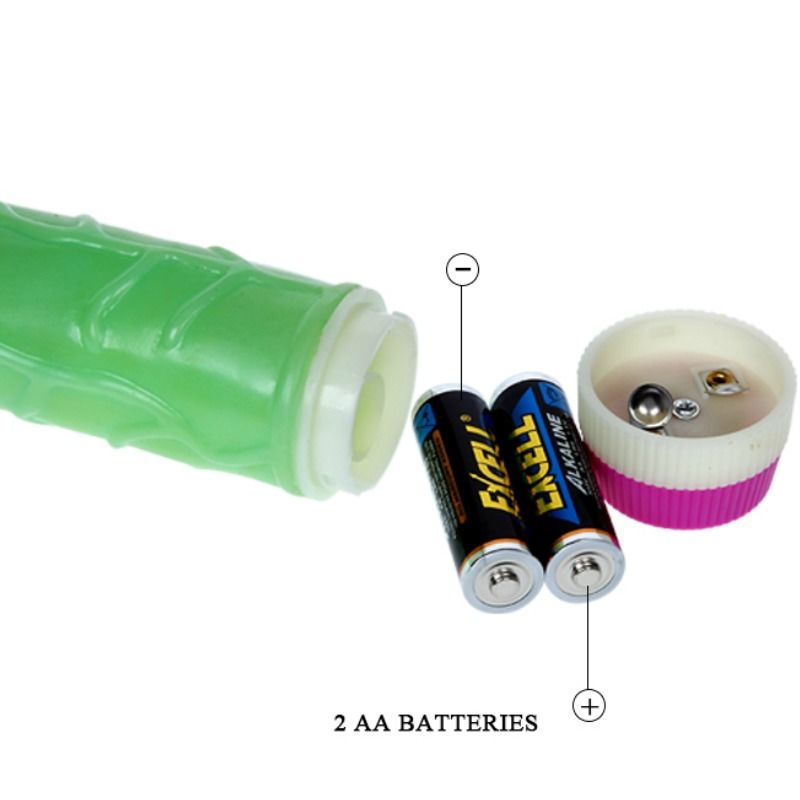 BAILE - WAVES OF PLEASURE VIBRATOR 23 CM GREEN BAILE VIBRATORS NOCTURNA DESIRES