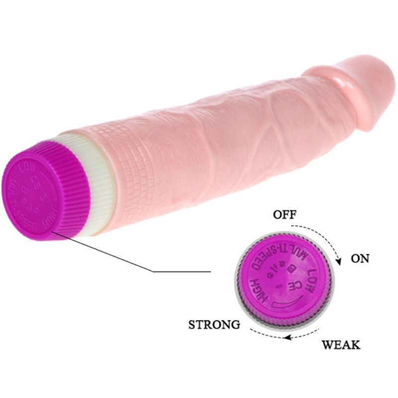 BAILE - REALISTIC VIBRATOR FOR BEGINNERS 21.5 CM BAILE VIBRATORS NOCTURNA DESIRES