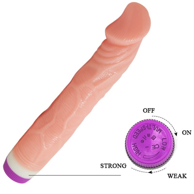 BAILE - NATURAL REALISTIC VIBRATOR 22 CM BAILE VIBRATORS NOCTURNA DESIRES