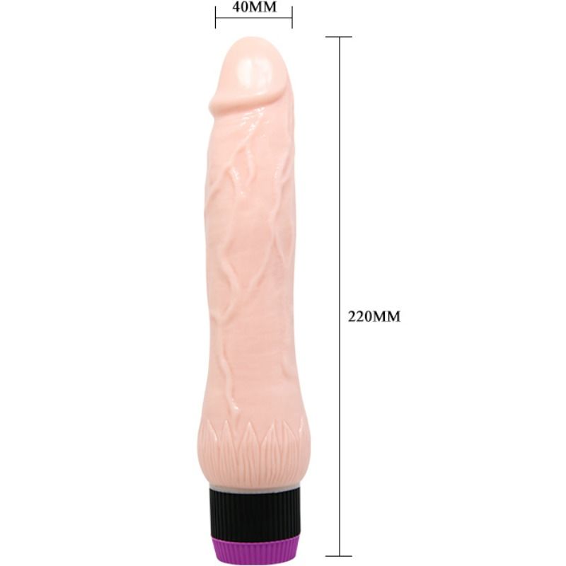 BAILE - ADOUR CLUB REALISTIC VIBRATOR WIDE BASE 22 CM BAILE NOCTURNA DESIRES