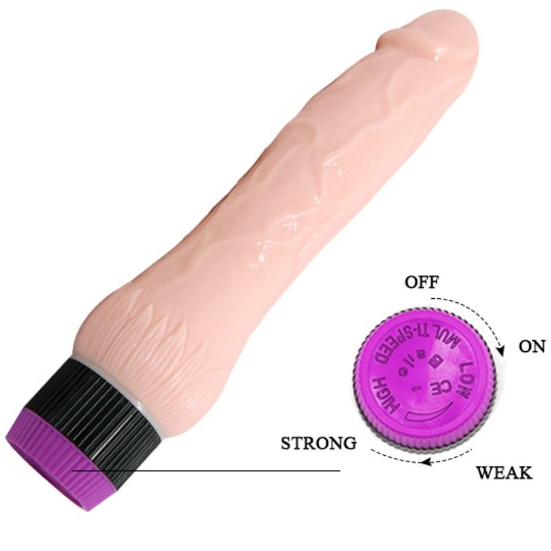 BAILE - ADOUR CLUB REALISTIC VIBRATOR WIDE BASE 22 CM BAILE NOCTURNA DESIRES
