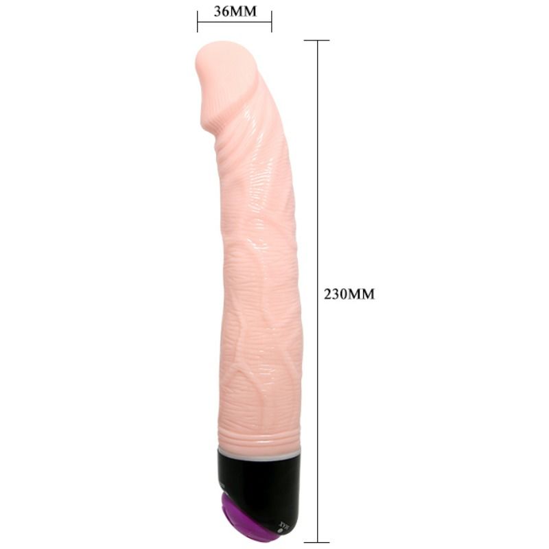 BAILE - ADOUR BAILE - CLUB REALISTIC VIBRATOR 23 CM NATURAL BAILE NOCTURNA DESIRES
