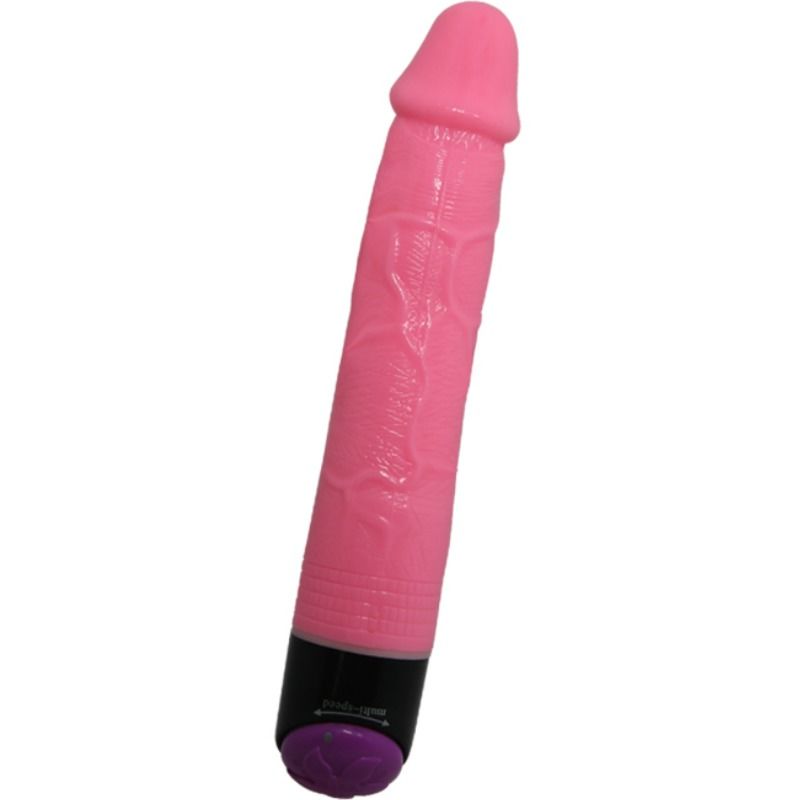 BAILE - COLORFUL SEX REALISTIC VIBRATOR PINK 23 CM BAILE NOCTURNA DESIRES