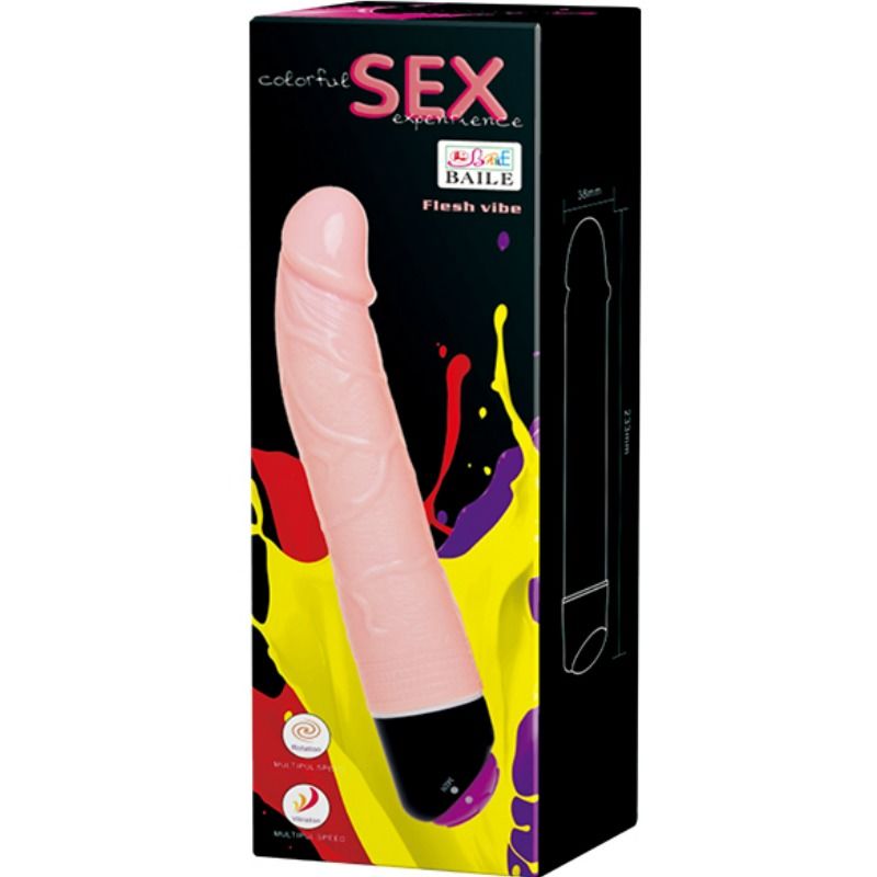 BAILE - COLORFUL SEX VIBRATION AND ROTATION 24 CM BAILE NOCTURNA DESIRES