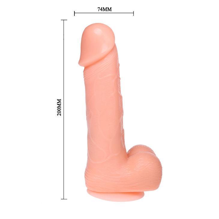 BAILE - REALISTIC DILDO DONG VIBRATION AND ROTATION 20 CM - NOCTURNA DESIRES