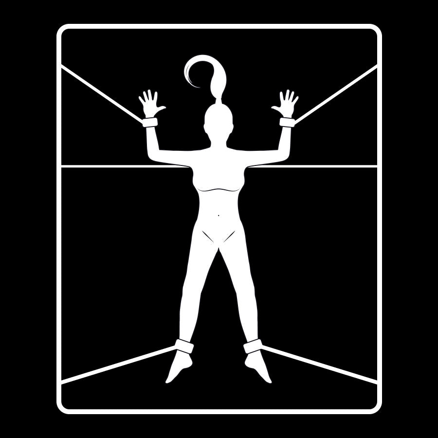 FETISH SUBMISSIVE - SET OF HANDCUFFS AND TIES WITH NOPRENE LINING FETISH SUBMISSIVE BONDAGE NOCTURNA DESIRES