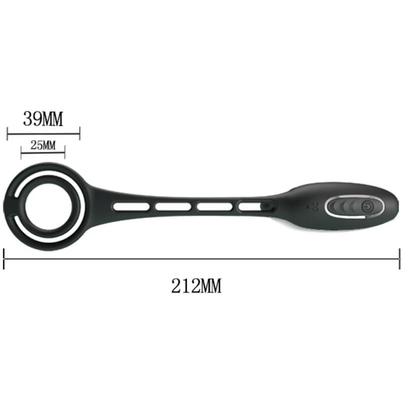 PRETTY LOVE - PENIS RINGS WITH VIBRATOR PLUG PRETTY LOVE NOCTURNA DESIRES