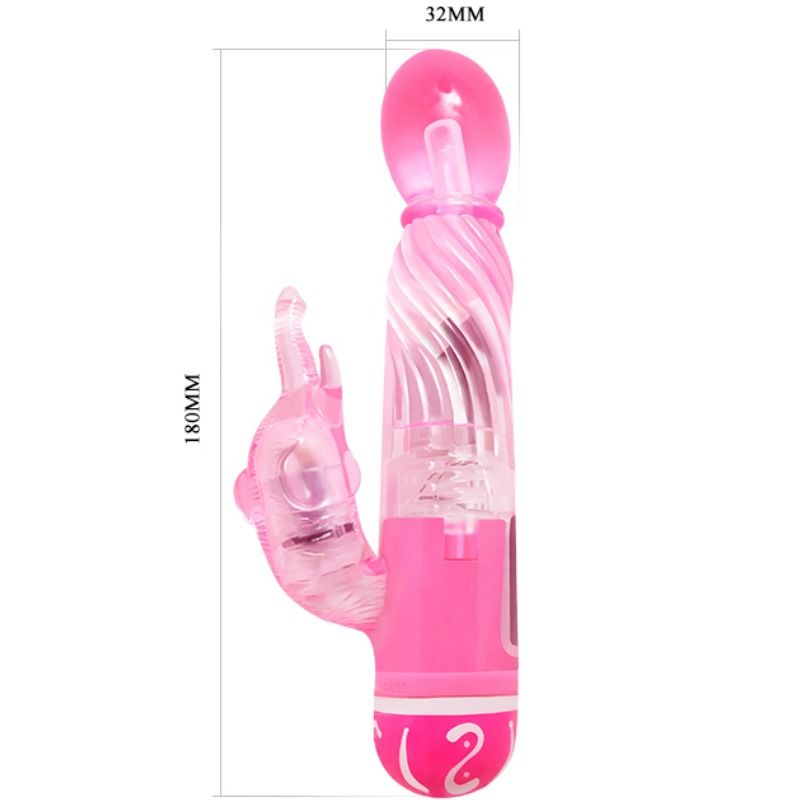 BAILE - MULTISPEED VIBRATOR WITH PINK STIMULATOR BAILE VIBRATORS NOCTURNA DESIRES