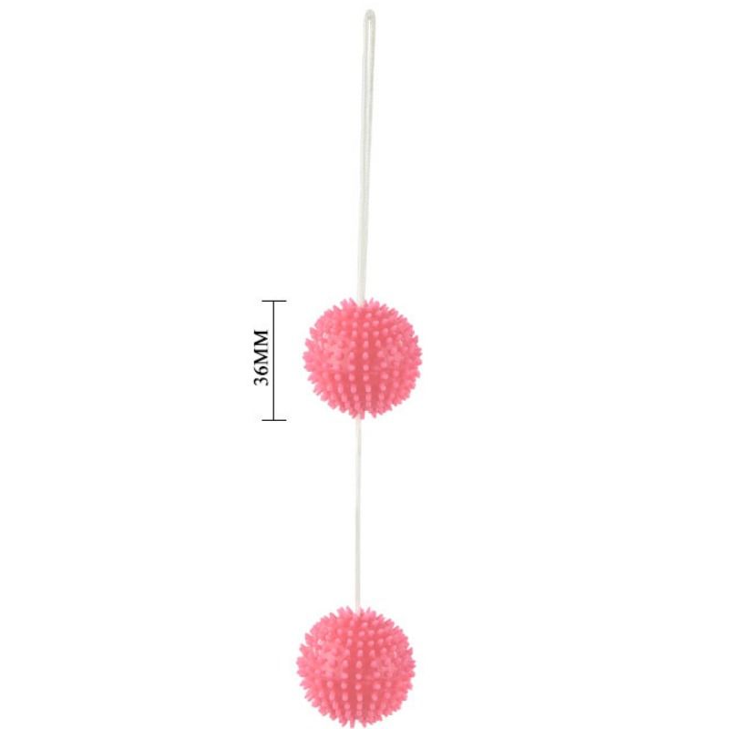 BAILE - A DEEPLY PLEASURE PINK TEXTURED BALLS 3.6 CM BAILE STIMULATING NOCTURNA DESIRES