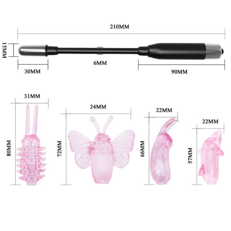 BAILE - WIZARD MAGIC WAND STIMULATOR WITH VIBRATION BAILE STIMULATING NOCTURNA DESIRES