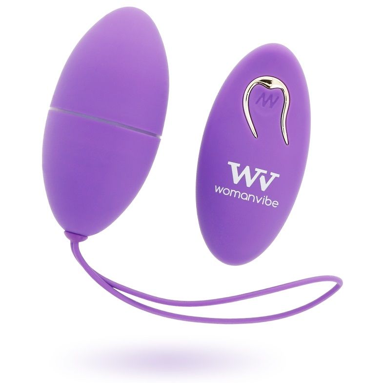 WOMANVIBE - ALSAN SILICONE REMOTE CONTROL EGG PURPLE WOMANVIBE NOCTURNA DESIRES