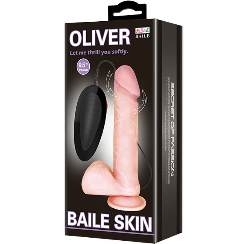 BAILE - OLIVER REALISTIC VIBRATOR WITH ROTATION FUNCTION BAILE NOCTURNA DESIRES