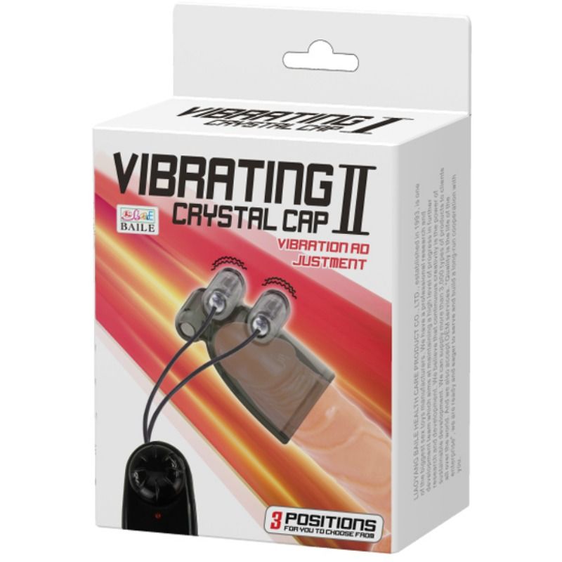 BAILE - VIBRATING COVER VIBRATING CRYSTAL CAP II BAILE FOR HIM NOCTURNA DESIRES