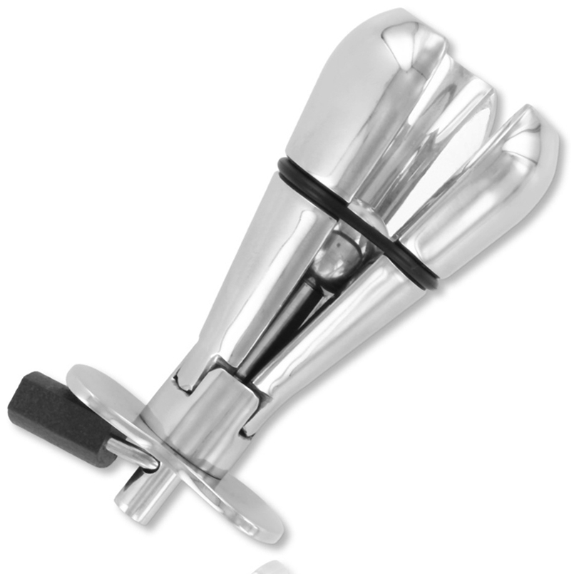 METAL HARD - METAL ANAL PLUG WITH LOCK - NOCTURNA DESIRES
