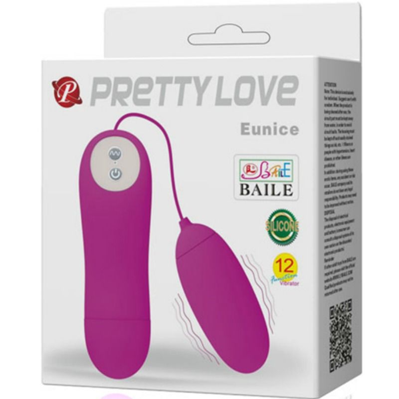 PRETTY LOVE - EUNICE VIBRATING EGG PRETTY LOVE FLIRTATION NOCTURNA DESIRES