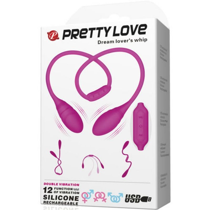 PRETTY LOVE - UNISEX STIMULATOR DREAM LOVERS WHIP PRETTY LOVE SMART NOCTURNA DESIRES