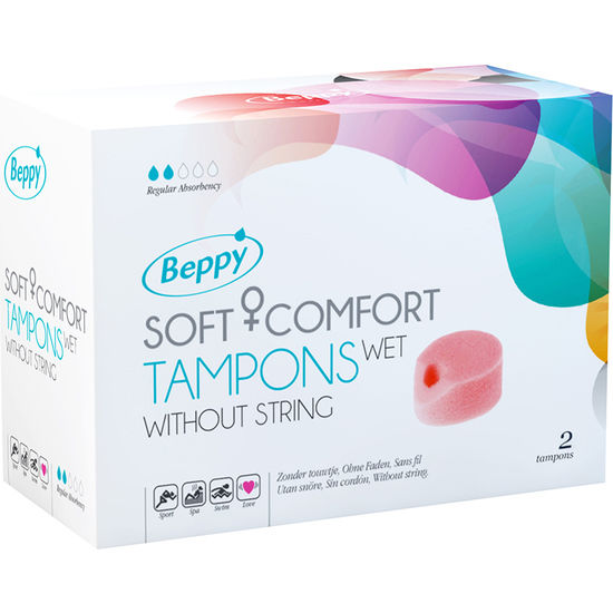 BEPPY - SOFT COMFORT TAMPONS WET 2UNITS - NOCTURNA DESIRES