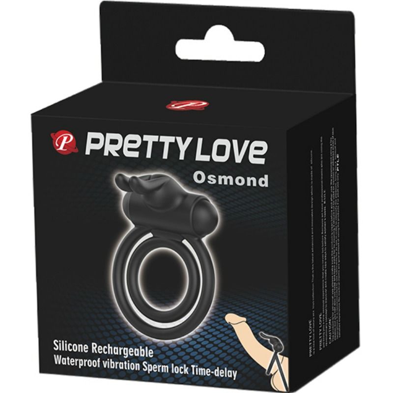 PRETTY LOVE - OSMOND SILICONE VIBRATOR RING PRETTY LOVE NOCTURNA DESIRES