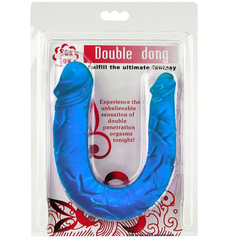 BAILE - DOUBLE DONG DOUBLE DILDO BLUE BAILE DILDOS NOCTURNA DESIRES