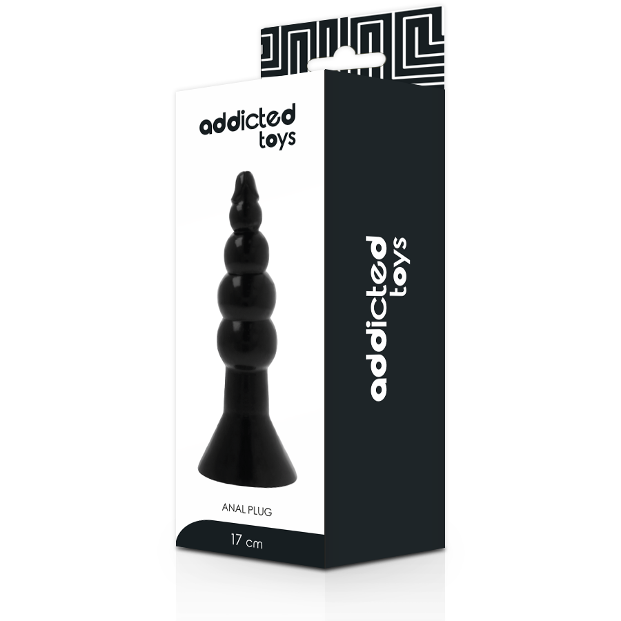 ADDICTED TOYS - ANAL PLUG 17 CM BLACK - NOCTURNA DESIRES