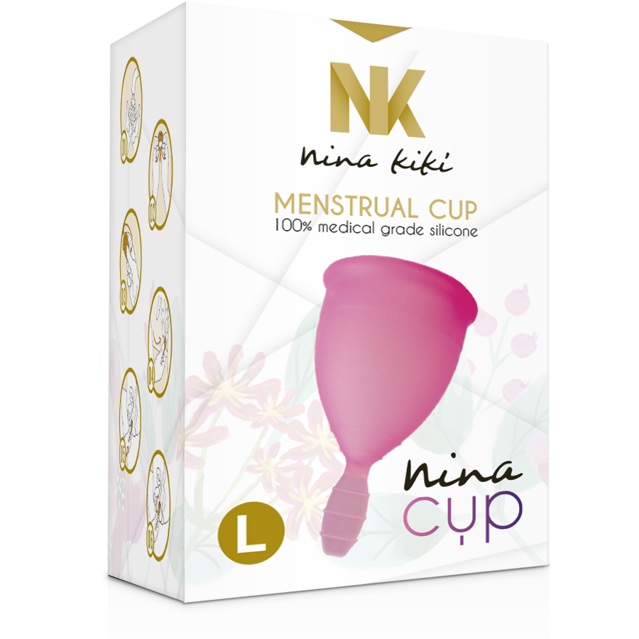 NINA KIKÍ - MENSTRUAL CUP PINK - SIZE L NINA KIKÍ NOCTURNA DESIRES