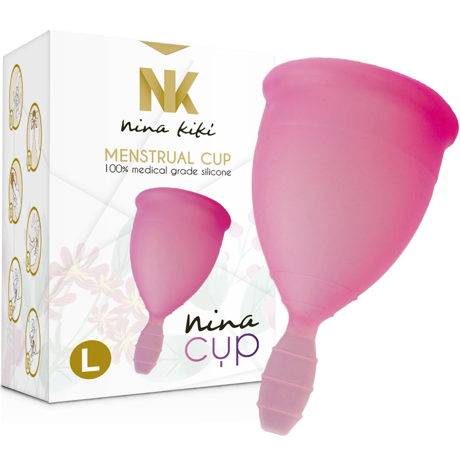NINA KIKÍ - MENSTRUAL CUP PINK - SIZE L NINA KIKÍ NOCTURNA DESIRES