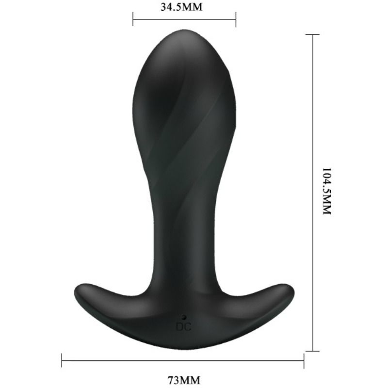 PRETTY LOVE - BLACK ANAL VIBRATOR - NOCTURNA DESIRES