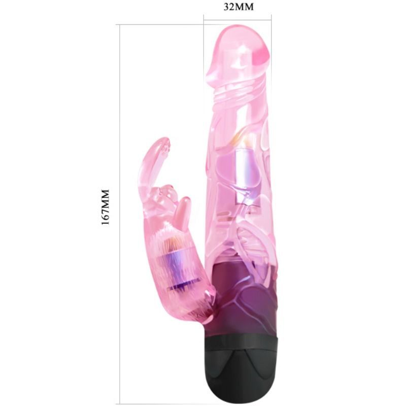 BAILE - GIVE YOU LOVER VIBRATOR WITH PINK RABBIT BAILE VIBRATORS NOCTURNA DESIRES